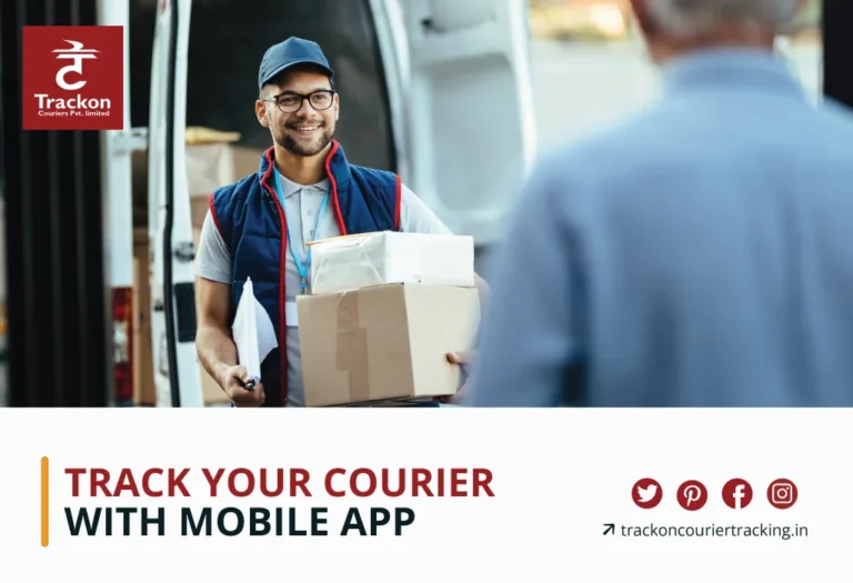 Trackon Courier tracking with mobile app